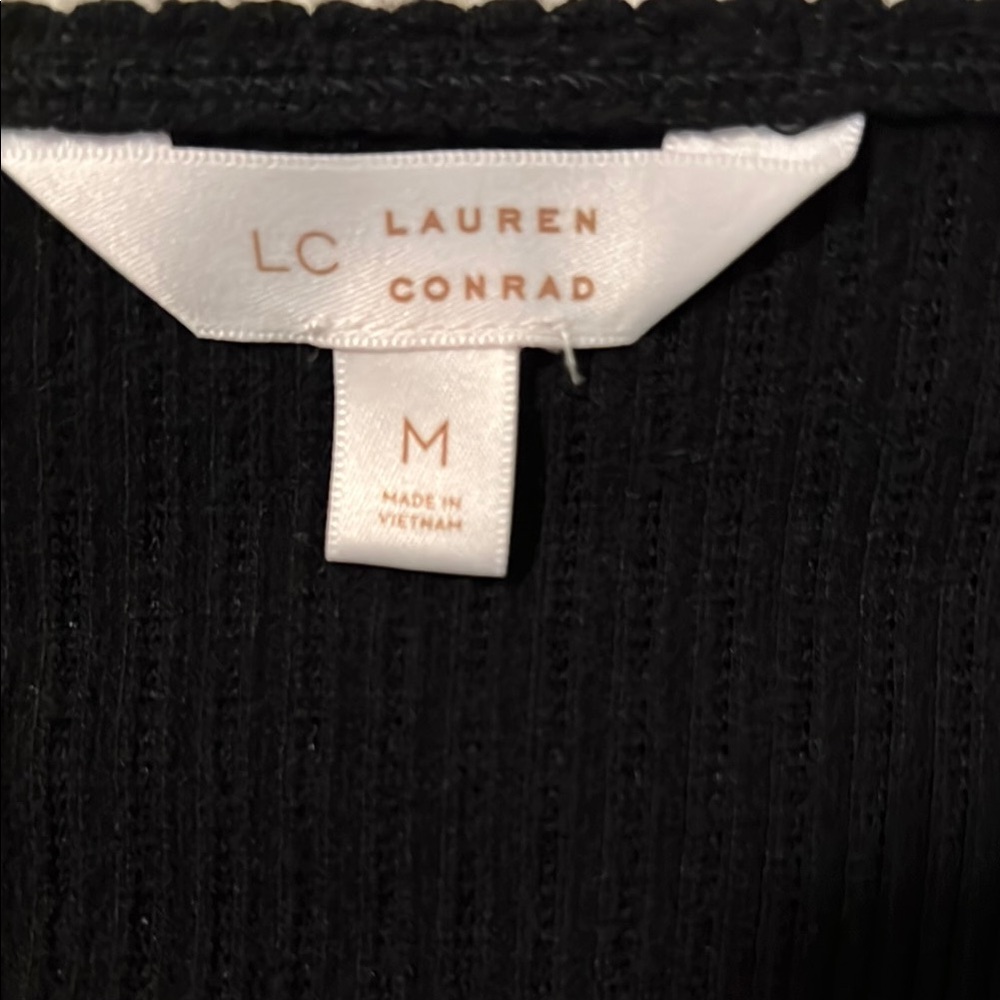 Black Long Sleeve Women's Top - Picture 4 of 6